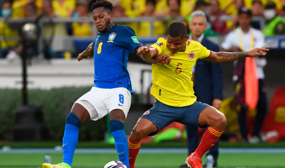 Brasil y Colombia igualan por Eliminatorias Qatar 2022 desde Barranquilla. Foto: AFP Brasil y Colombia igualan por Eliminatorias Qatar 2022 desde Barranquilla. Foto: AFP