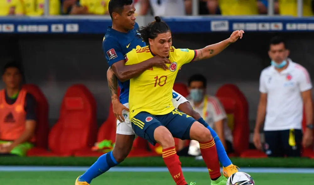 Brasil y Colombia igualan por Eliminatorias Qatar 2022 desde Barranquilla. Foto: AFP Brasil y Colombia igualan por Eliminatorias Qatar 2022 desde Barranquilla. Foto: AFP