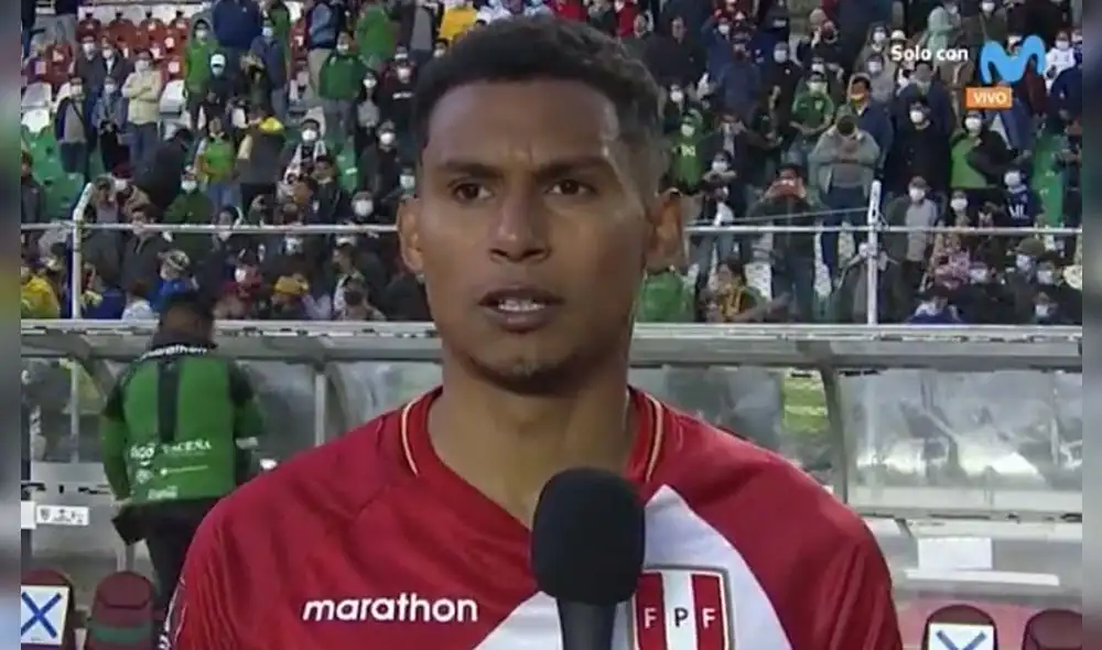 Marcos López jugó como titular en el estadio Hernando Siles de La Paz. Foto: captura Movistar Deportes