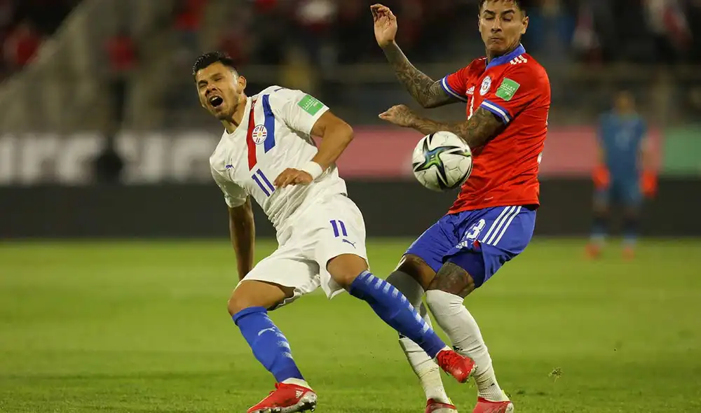 El último Paraguay vs. Chile por eliminatorias terminó en goleada de la Albirroja por 3-0. Foto: AFP