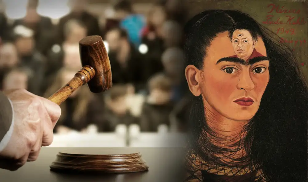 Frida Kahlo realizó la obra en 1949. Foto: composición/Jazmin Ceras