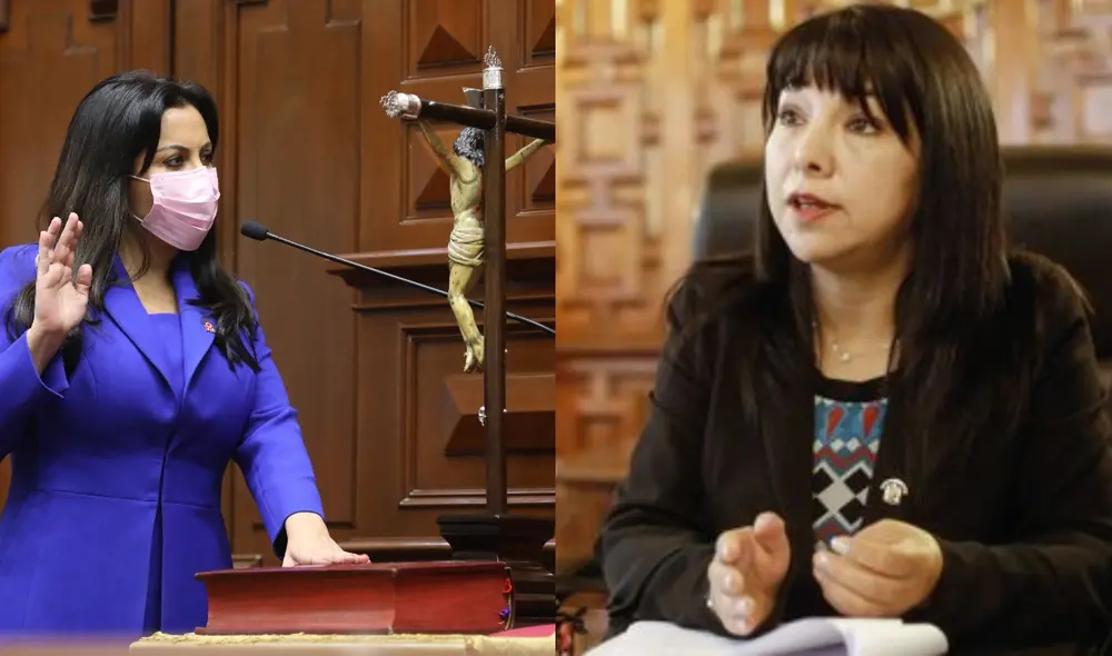 La congresista Patricia Chirinos realizó el pedido por transparencia por los cuestionamientos contra la designación del ministro del Interior. Foto: composición LR. La congresista Patricia Chirinos realizó el pedido por transparencia por los cuestionamientos contra la designación del ministro del Interior. Foto: composición LR.