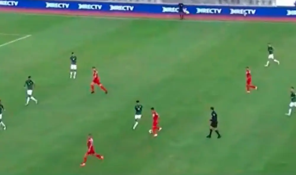 Christian Cueva fue señalado como el principal autor del gol boliviano. Foto: captura/Movistar Deportes