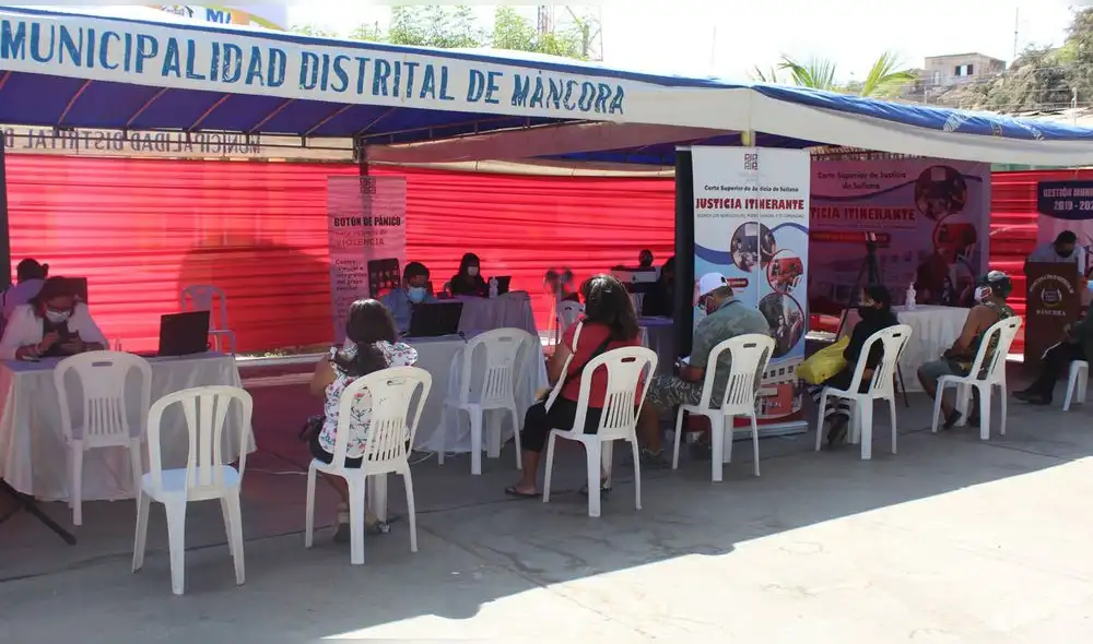 Alcalde de Máncora agradeció labor del Poder Judicial. Foto: PJ Alcalde de Máncora agradeció labor del Poder Judicial. Foto: PJ