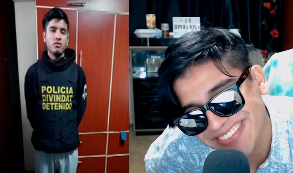 Detenido tenía 55.000 seguidores en Facebook, quienes celebraban sus transmisiones. Foto: Policía Nacional | Captura Facebook