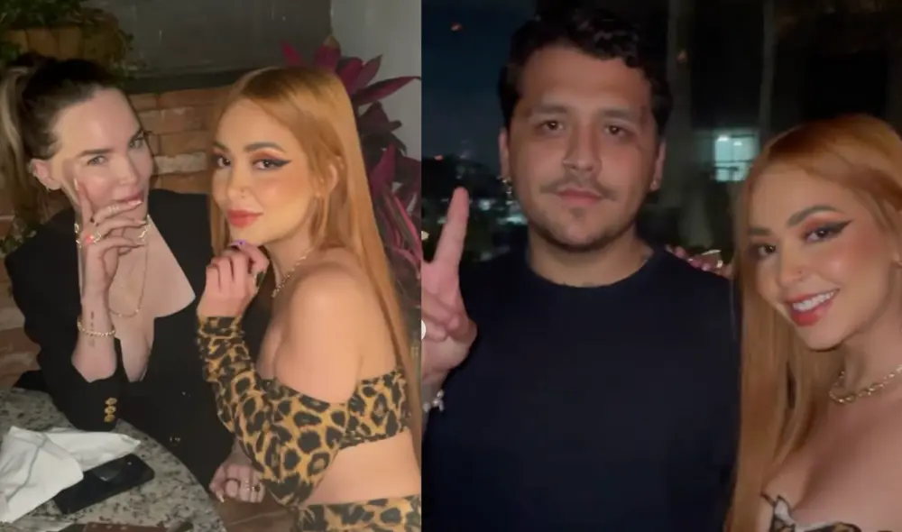 La youtuber Caeli logró conocer a Belinda y Christian Nodal en lujoso restaurante mexicano. Foto: Caeli/ Instagram