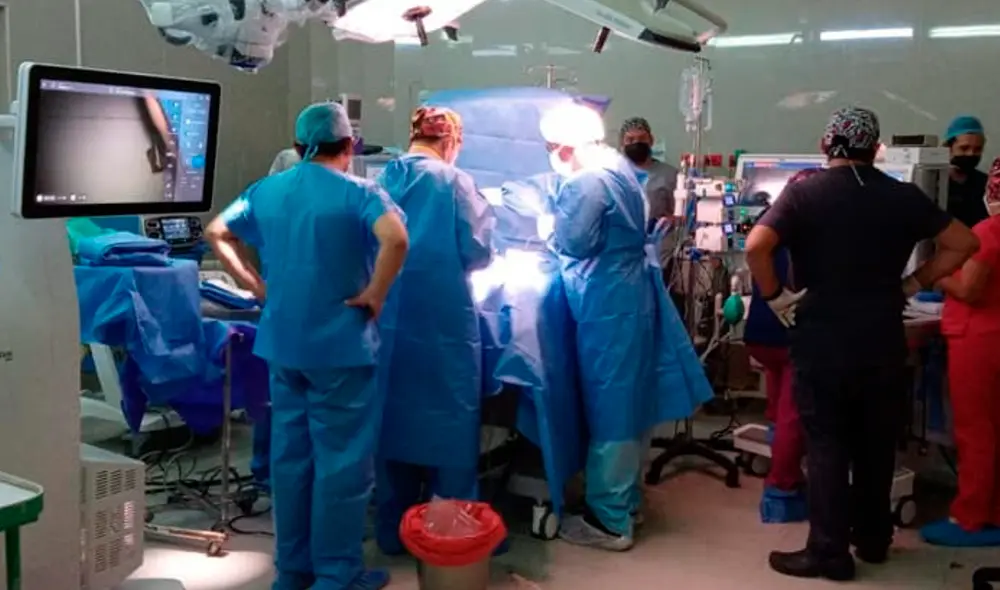 La labor arrancó este lunes desde las 8.00 a. m. Foto: Hospital Goyeneche