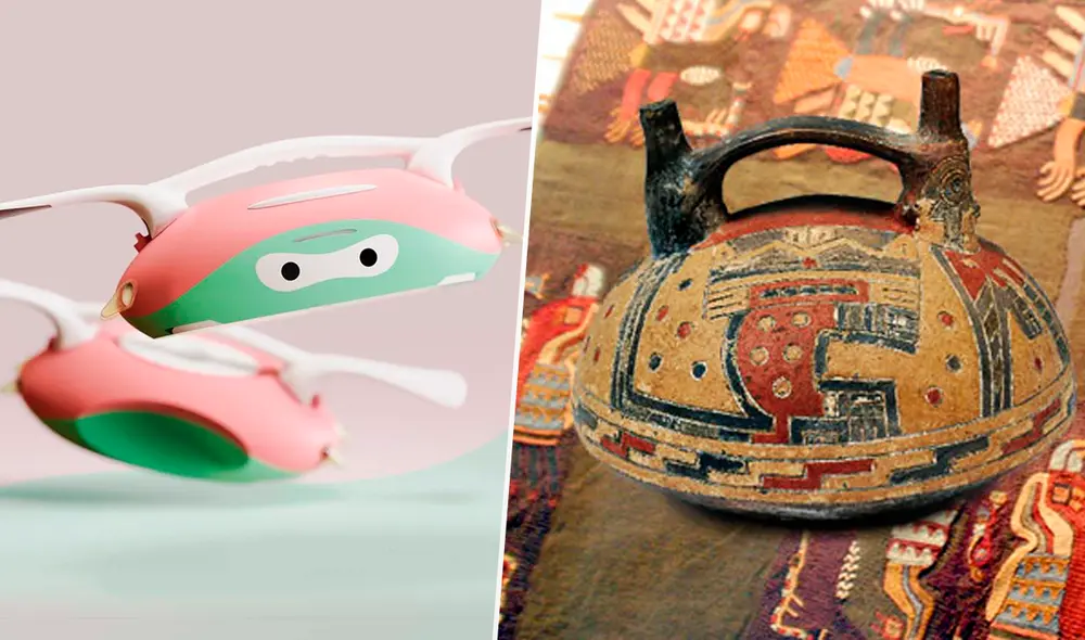 Un grupo de la UPN se inspiró en la cultura Paracas para diseñar un dispensador de leche. Foto: composición LR / Fabrizio Oviedo Un grupo de la UPN se inspiró en la cultura Paracas para diseñar un dispensador de leche. Foto: composición LR / Fabrizio Oviedo