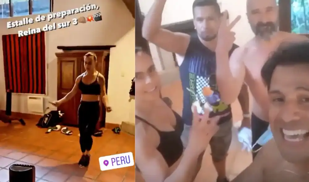 Gerardo Zamora presume su rutina de ejercicios junto a la protagonista de La reina del sur 3. Foto: Gerardo Zamora/Instagram