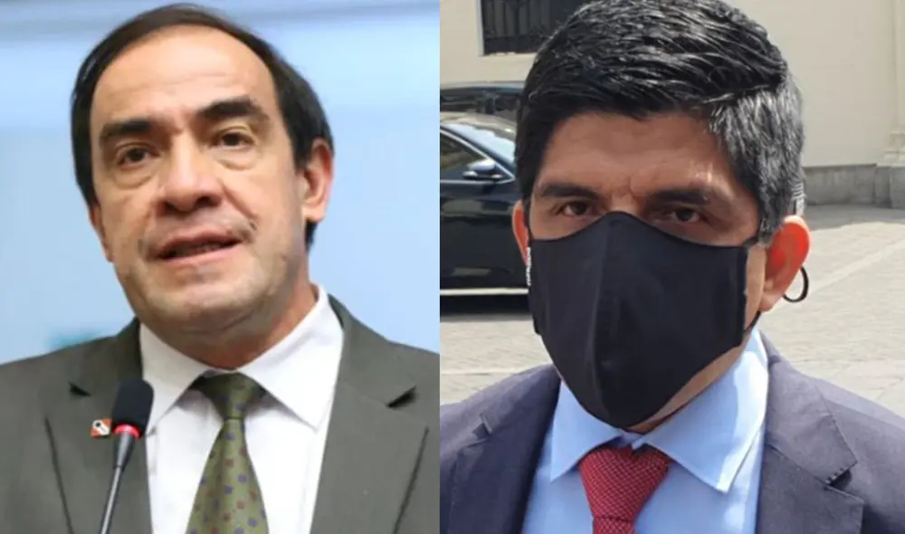 "Juan Carrasco Millones ha sido un luchador contra la corrupción en el norte. Creo que hubo un desacierto en eso”, afirmó Yonhy Lescano. Foto: composición/La República