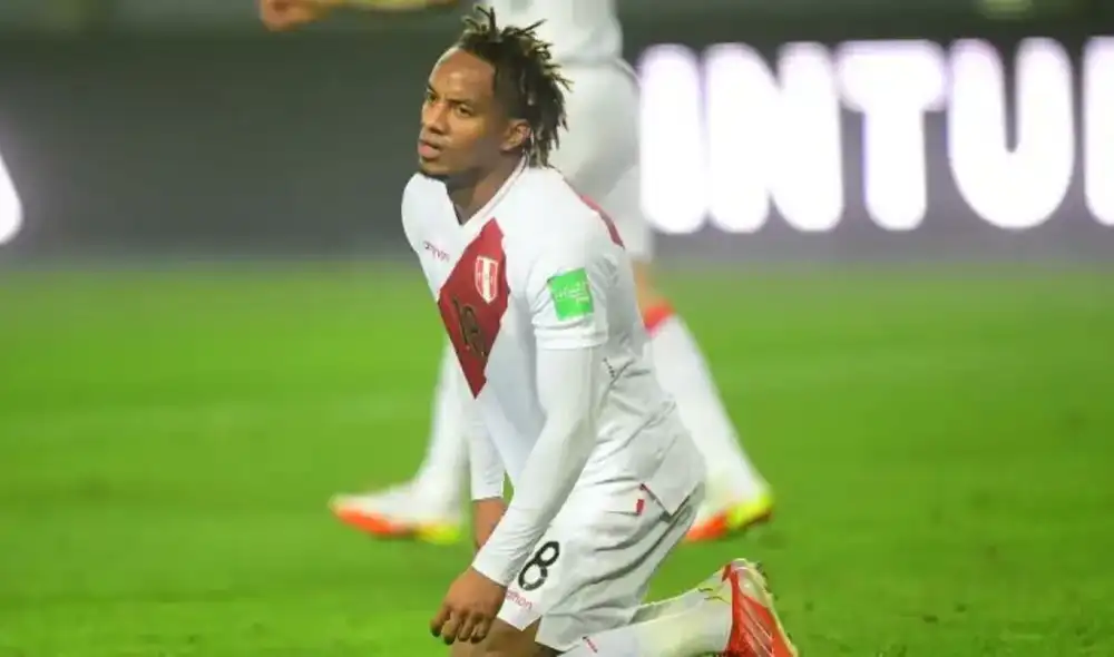 André Carrillo lleva tres goles en la presente Eliminatorias Qatar 2022. Foto: Difusión. André Carrillo lleva tres goles en la presente Eliminatorias Qatar 2022. Foto: Difusión.