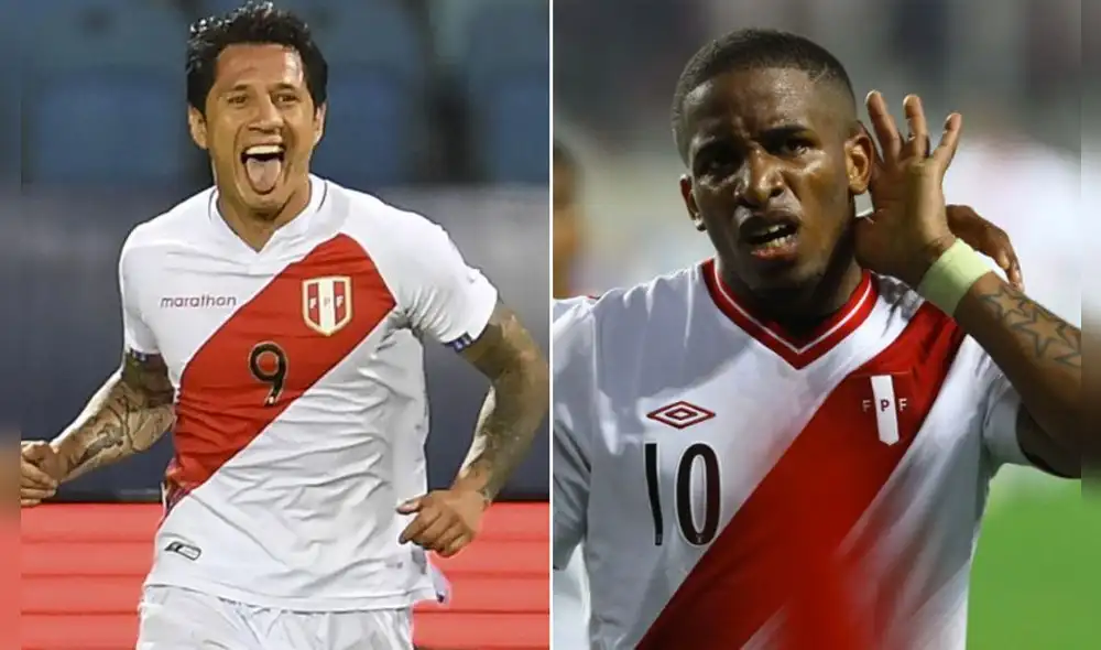 Gianluca Lapadula todavía no ha marcado con la selección peruana en las Eliminatorias Qatar 2022. Foto: composición GLR