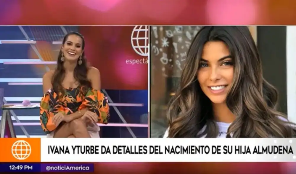 Ivana Yturbe reveló detalles sobre su hija. Foto: captura de América TV Ivana Yturbe reveló detalles sobre su hija. Foto: captura de América TV