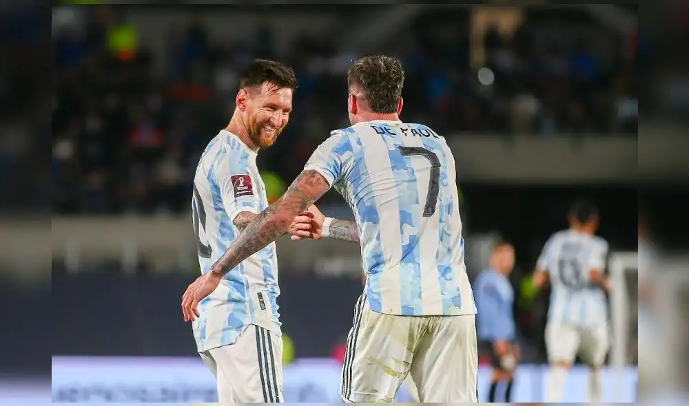 Argentina derrotó 3-0 a Uruguay en la última fecha de las Eliminatorias Qatar 2022. Foto: Selección Argentina