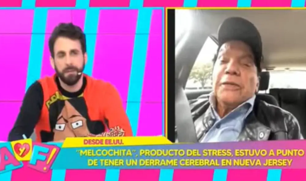 Melcochita sufrió descompensación en Estados Unidos. Foto: captura de Willax