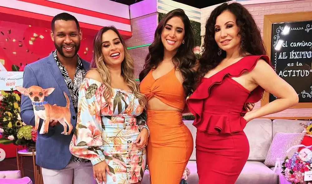 Edson Dávila no dudó en molestar a las conductoras de América hoy en la reciente edición del programa. Foto: Instagram / América TV Edson Dávila no dudó en molestar a las conductoras de América hoy en la reciente edición del programa. Foto: Instagram / América TV