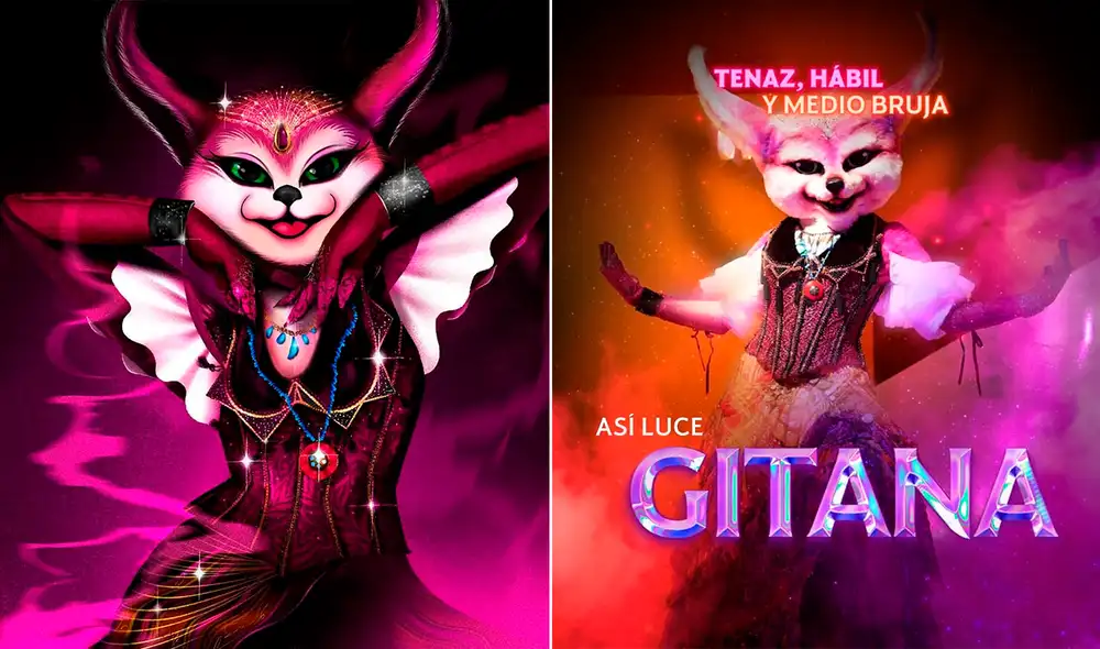 Descubre quién es la Gitana en ¿Quién es la máscara? 2021. Foto: composición/Instagram Descubre quién es la Gitana en ¿Quién es la máscara? 2021. Foto: composición/Instagram