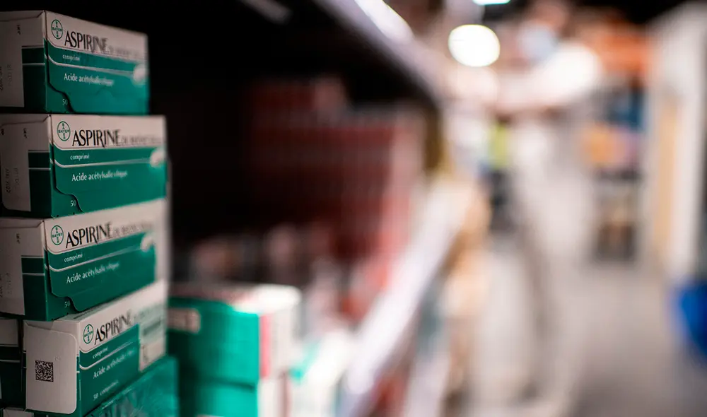 La aspirina cumple la función de diluir la sangre, lo que previene la formación de coágulos y ayuda a reducir el riesgo de ataque cardíaco o accidente cerebrovascular. Foto: AFP/referencial La aspirina cumple la función de diluir la sangre, lo que previene la formación de coágulos y ayuda a reducir el riesgo de ataque cardíaco o accidente cerebrovascular. Foto: AFP/referencial