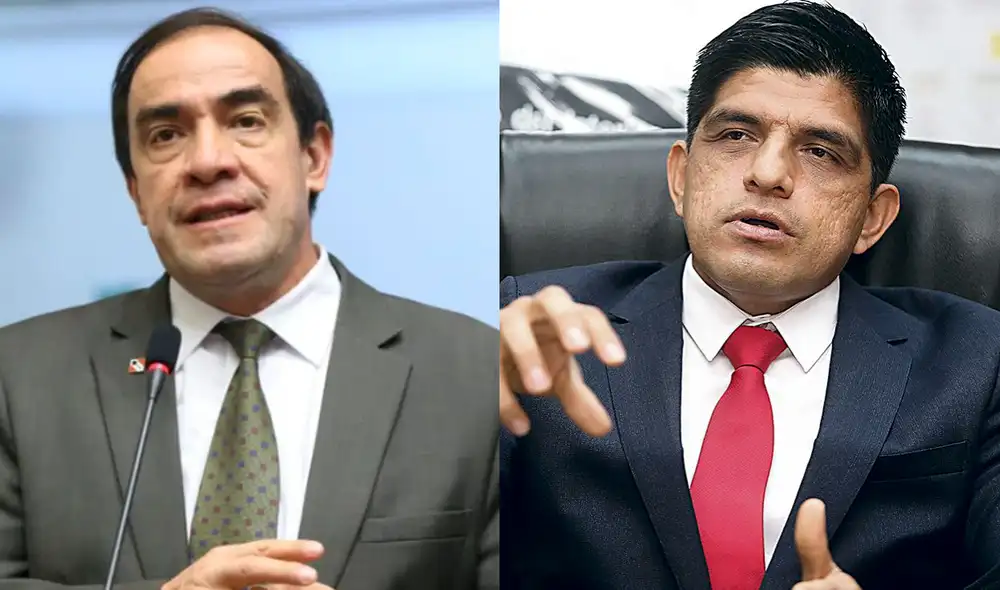 Yonhy Lescano se pronunció sobre el exministro Juan Carrasco. Foto: composición La República
