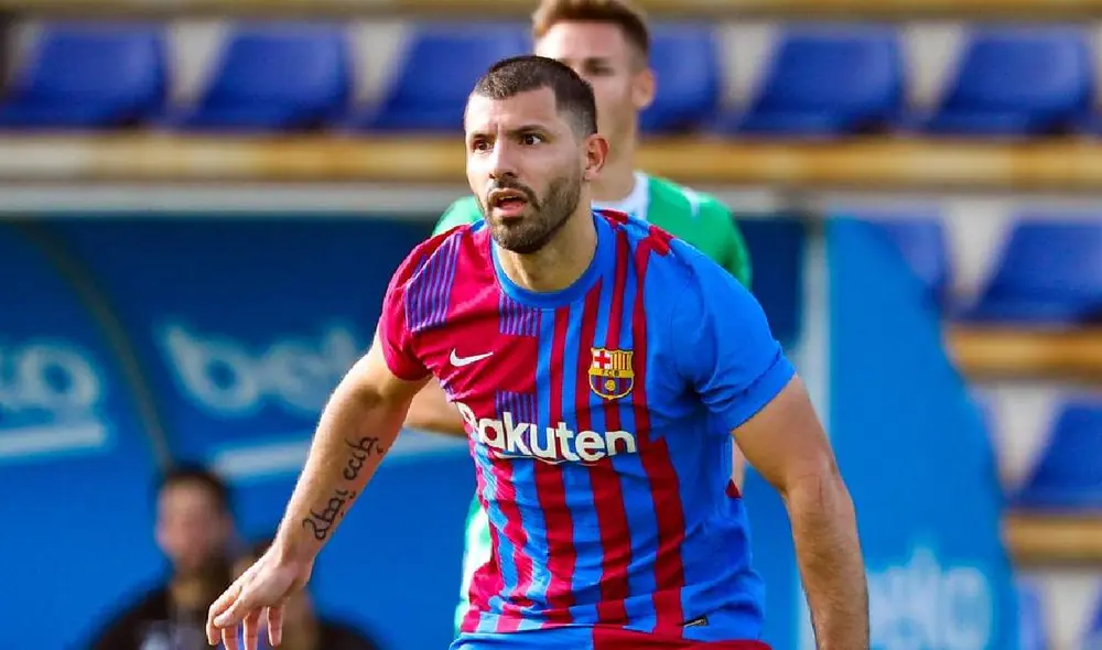 Sergio Agüero volvió a disputar un partido de fútbol tras la final de la Champions League. Foto: FC Barcelona