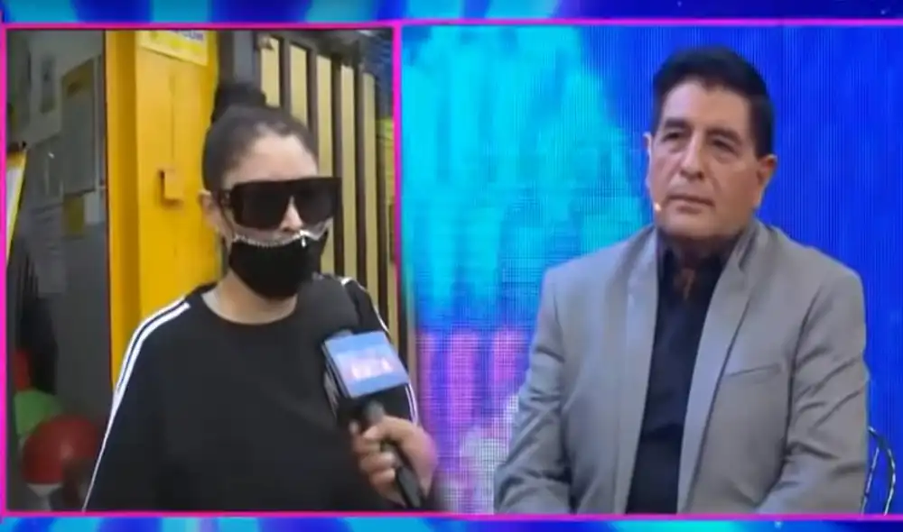 Pamela Franco y Nilver Huarac se contradicen en sus versiones sobre el fin del vínculo laboral.  Foto: captura ATV