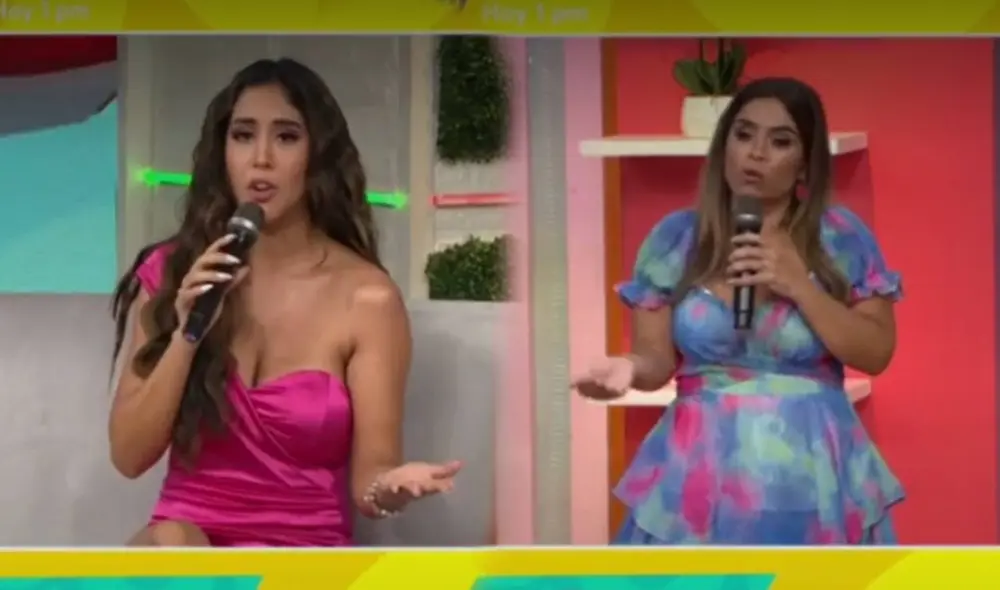 Melissa Paredes sugirió que debe haber igualdad en el tratamiento de casos de violencia. Foto: captura América TV Melissa Paredes sugirió que debe haber igualdad en el tratamiento de casos de violencia. Foto: captura América TV