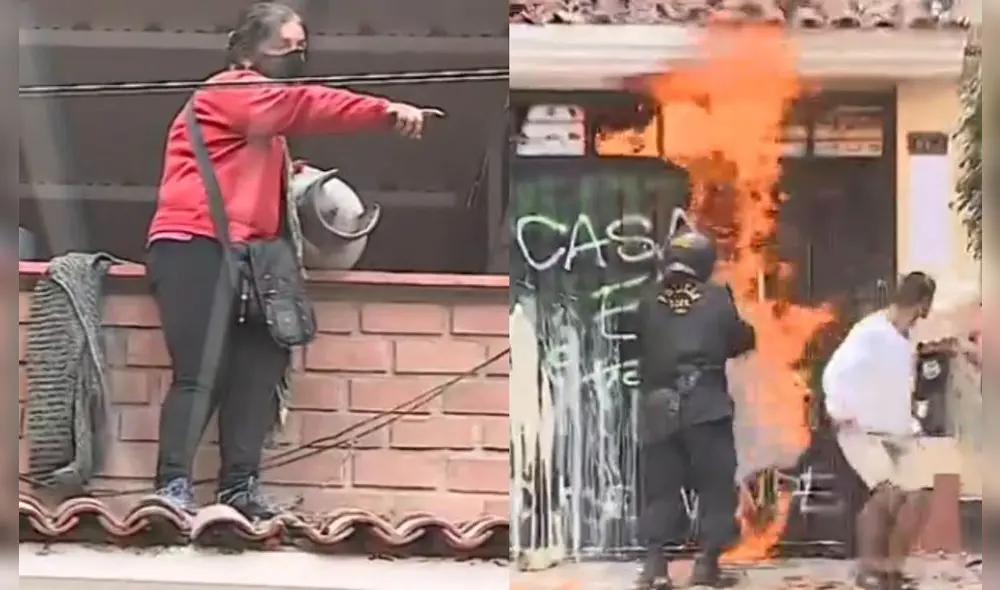 La adulta mayor lleva viviendo más de tres décadas en el lugar. Foto: Canal N/captura