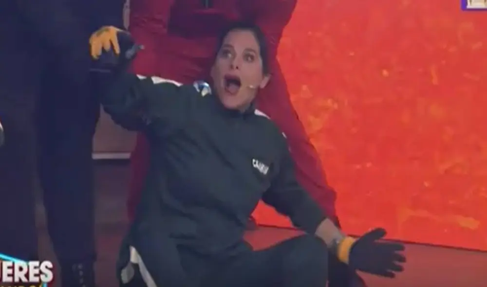 Todos en el set de Mujeres al mando quedaron sorprendidos por la actitud de Thaís Casalino contra Giovanna Valcárcel. Foto: captura de Latina Todos en el set de Mujeres al mando quedaron sorprendidos por la actitud de Thaís Casalino contra Giovanna Valcárcel. Foto: captura de Latina