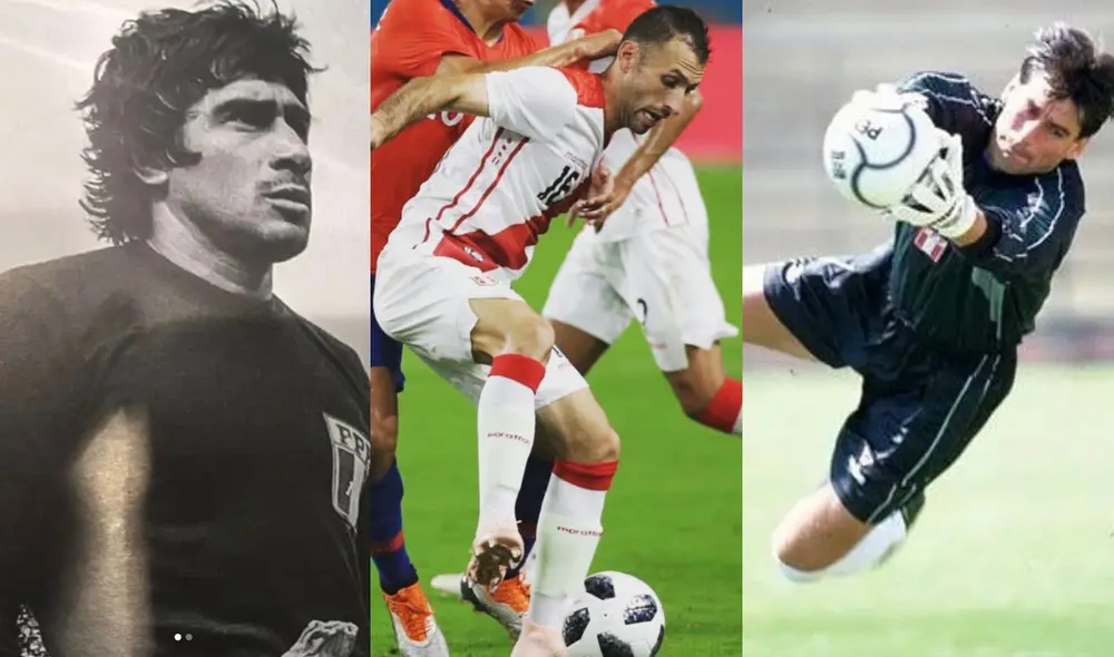 En el historial del seleccionado, son cuatro los jugadores nacidos en el país que Perú apoyó en la guerra de las Malvinas. Foto: Composición LR/Instagram de los personajes.