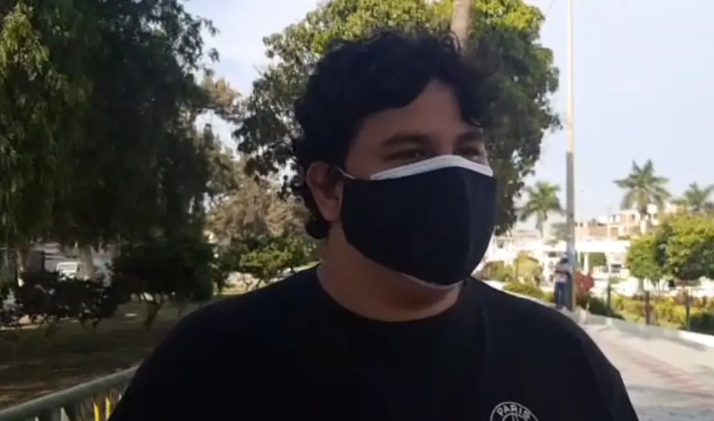 Giusseppe Mancilla ocupó el primer puesto en el Concurso Nacional para la Formación Audiovisual 2021. Foto: captura de URPI-GLR