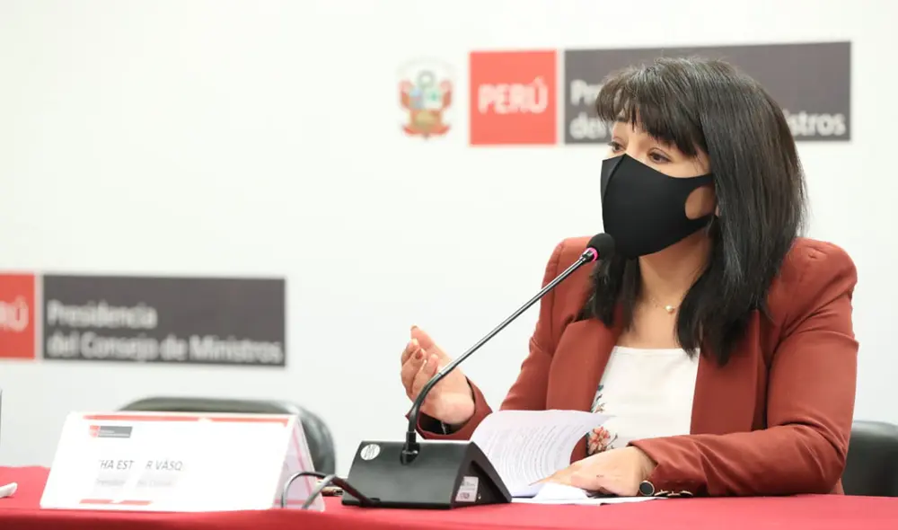 Mirtha Vásquez juró el cargo de primera ministra el pasado miércoles 6 de octubre. Foto: PCM