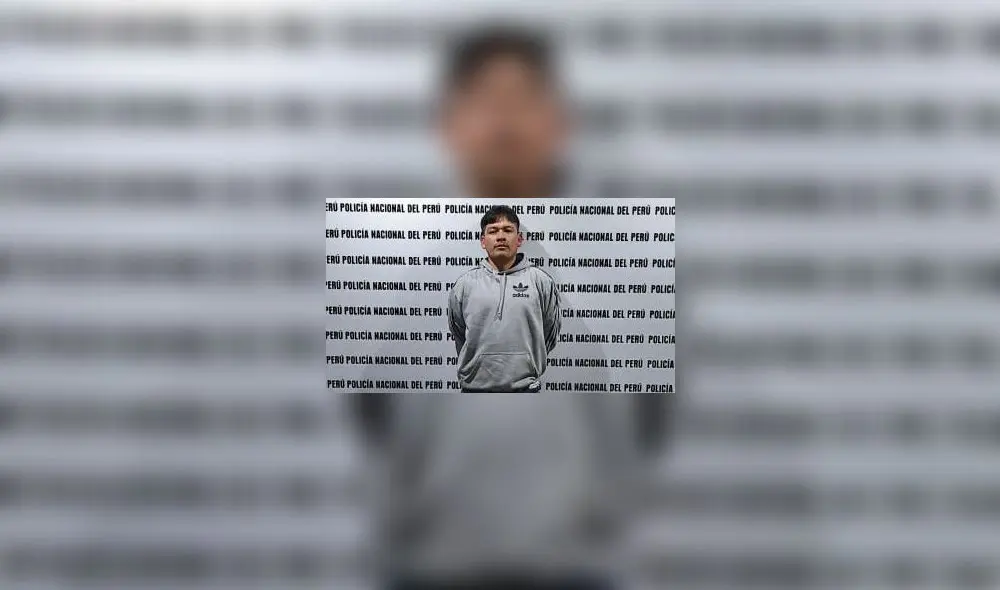 Detenido fue puesto a disposición del Área de Investigación Criminal Este. Foto: PNP Detenido fue puesto a disposición del Área de Investigación Criminal Este. Foto: PNP