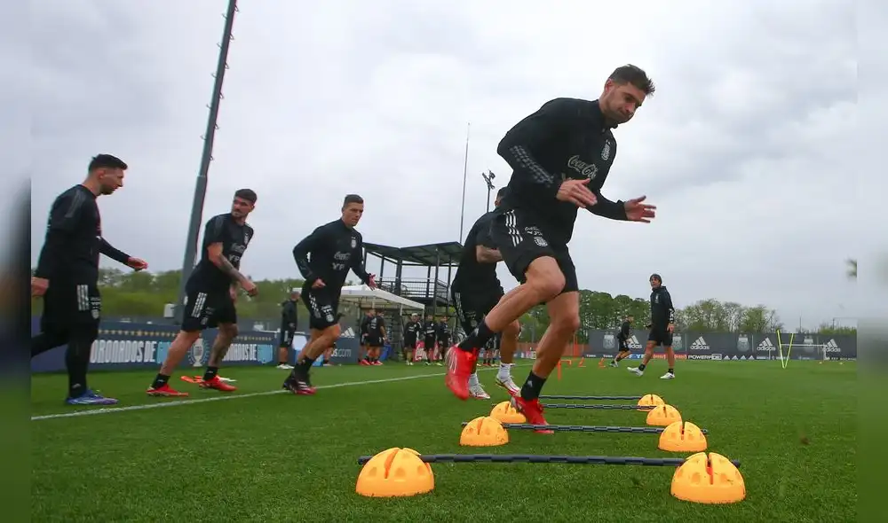 Perú vs. Argentina: Albiceleste entrenó por última vez en el complejo deportivo de Ezeiza. Foto: AFA