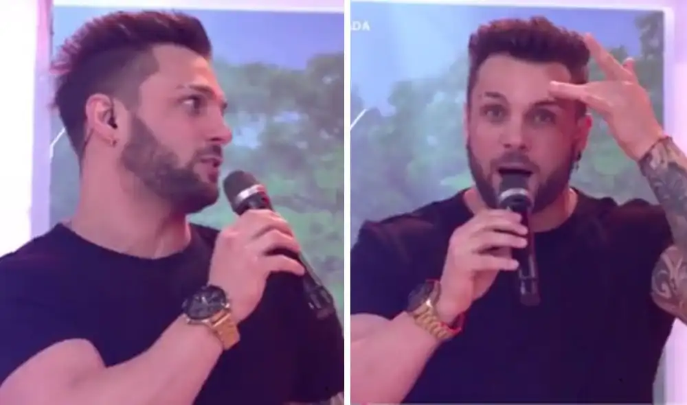 Nicola Porcella se sometió a arreglos estéticos. Foto: captura de América TV Nicola Porcella se sometió a arreglos estéticos. Foto: captura de América TV