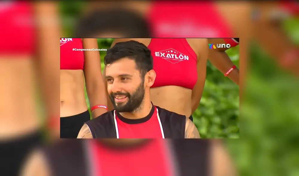 Alan agradece haberse convertido en líder absoluto de la competencia. Foto: captura Azteca uno Alan agradece haberse convertido en líder absoluto de la competencia. Foto: captura Azteca uno