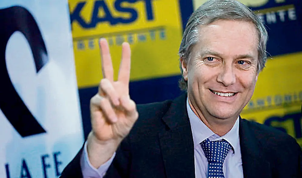 Sube en las encuestas. José Antonio Kast desplazó al oficialista Sebastián Sichel. Foto: difusión Sube en las encuestas. José Antonio Kast desplazó al oficialista Sebastián Sichel. Foto: difusión