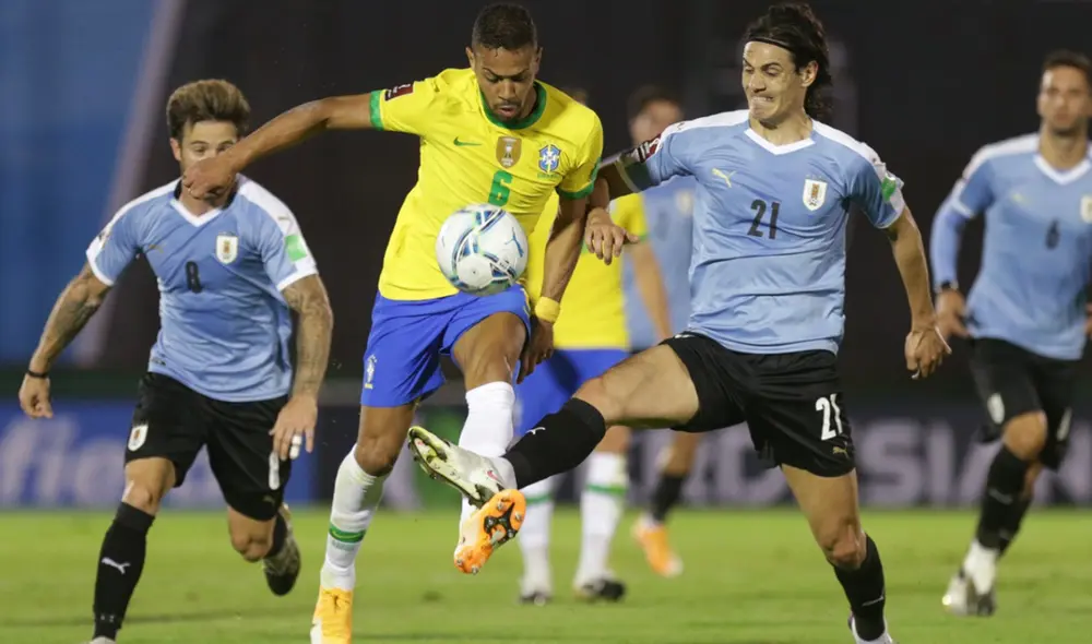 Brasil nunca ha perdido en condición de local contra Uruguay por eliminatorias. Foto: EFE