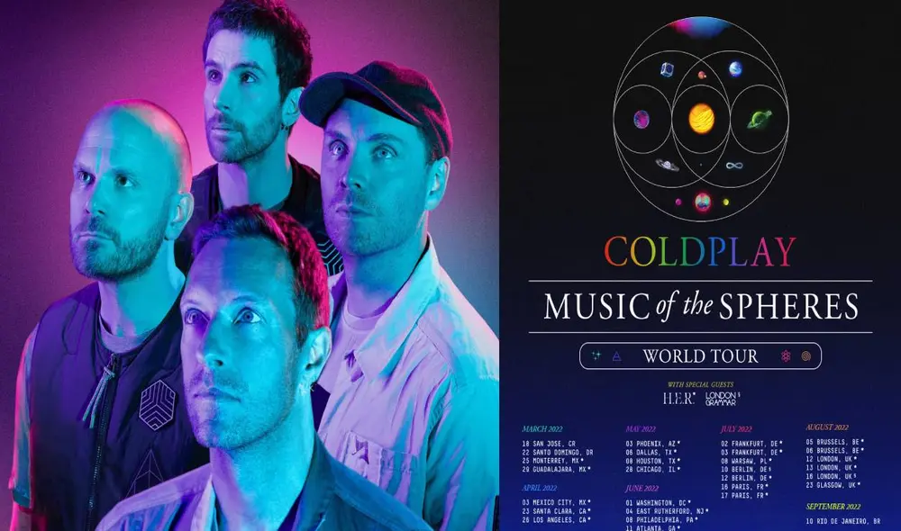 Coldplay visitó a Perú en 2016 y tocó en el Estadio Nacional. Foto: Instagram Coldplay visitó a Perú en 2016 y tocó en el Estadio Nacional. Foto: Instagram