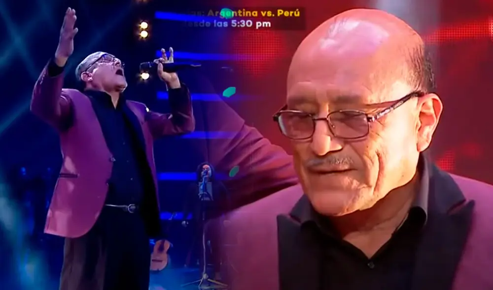 El integrante de La voz senior cantó "No morirá jamás" en memoria de su primogénito. Foto: captura/Latina