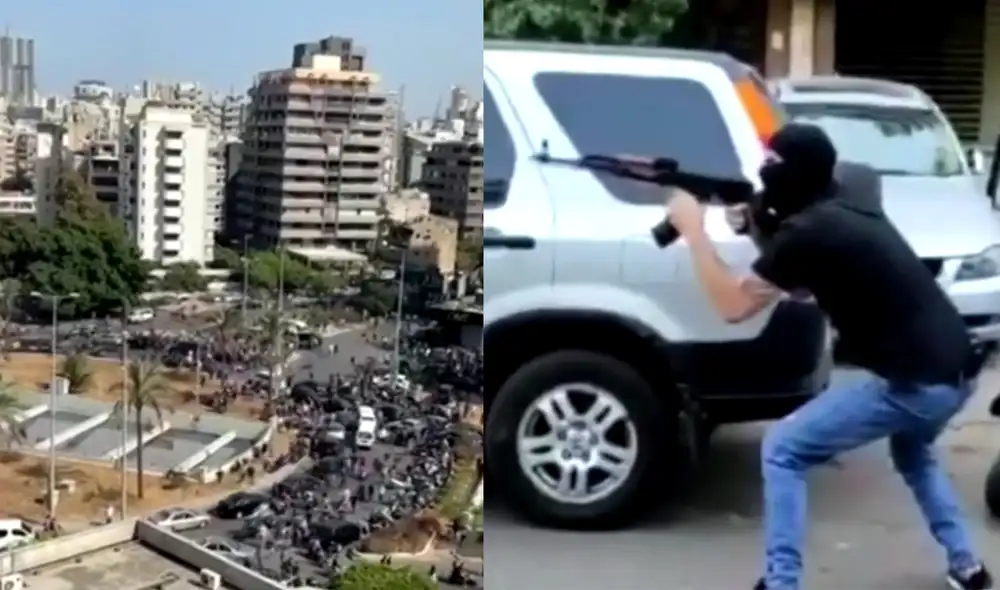 Tras los intentos por bloquear las investigaciones y las acusaciones contra el juez por su supuesta “politización” surgieron estas protestas radicales en el Líbano. Foto: capturas Canal N / composición LR