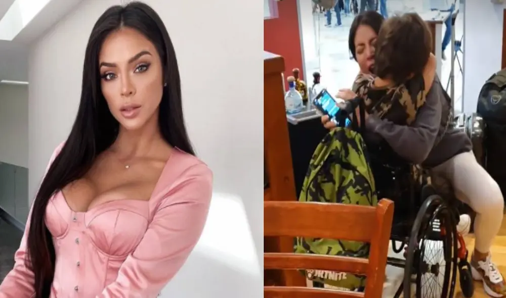 Sheyla Rojas emocionada de volver a ver a su hijo de 8 años. Foto: Instagram Sheyla Rojas emocionada de volver a ver a su hijo de 8 años. Foto: Instagram