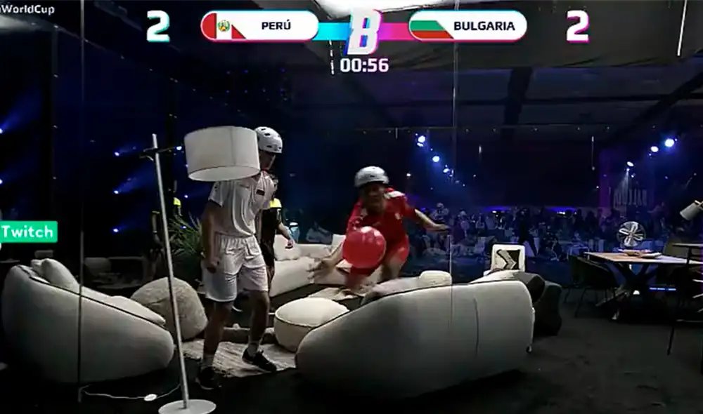 Francesco De La Cruz y el búlgaro fueron los primeros participantes en este torneo. Foto: captura/Twitch Ibai Llanos