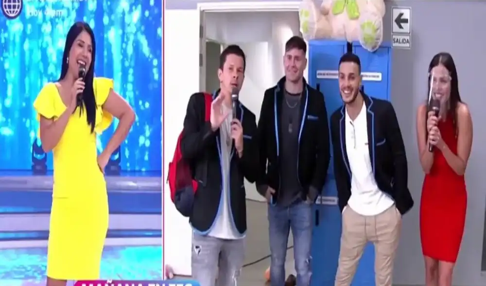 Tula Rodríguez tomó con humor la broma de Mario Hart. Foto: captura de América TV
