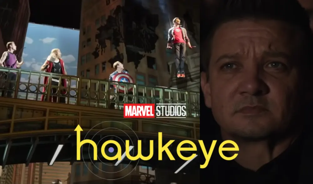 El nuevo tráiler muestra a Clint Barton ver con desagrado la representación de los Vengadores en el teatro. Foto: composición/captura de Youtube