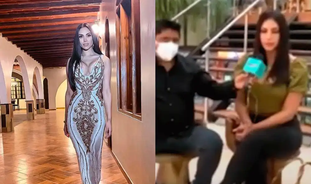 La modelo Lesly Reyna y Aleck Acaiseid retomaron su relación luego de haber anunciado que su historia había llegado a su fin. Foto: Lesly Reyna/Instagram/Captura Amor y fuego.
