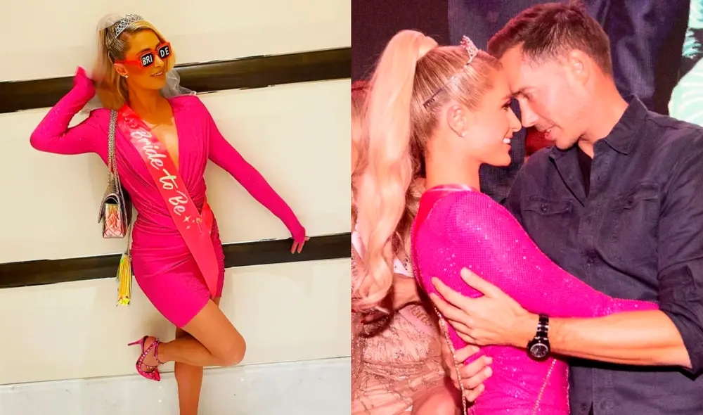 Paris Hilton compartió con sus fanáticos los mejores momentos de su celebración. Foto: composición/Instagram/Paris Hilton