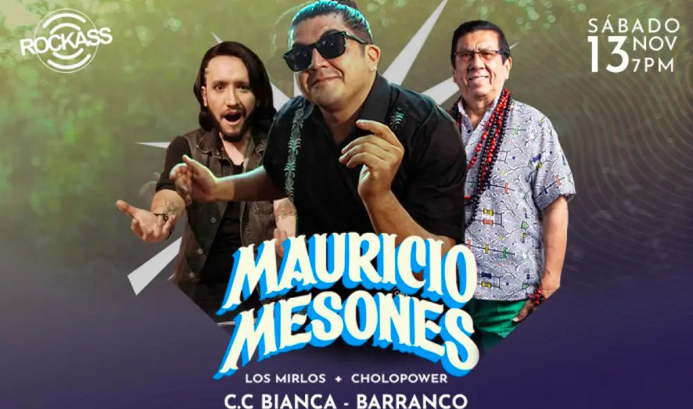 Mauricio Mesones y Los Mirlos cantarán este sábado 13 de noviembre en el centro de convenciones Bianca. Foto: Difusión
