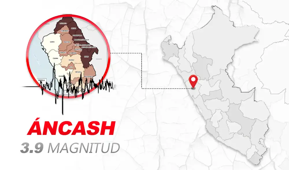 Sismo en Áncash. Foto: composición LR