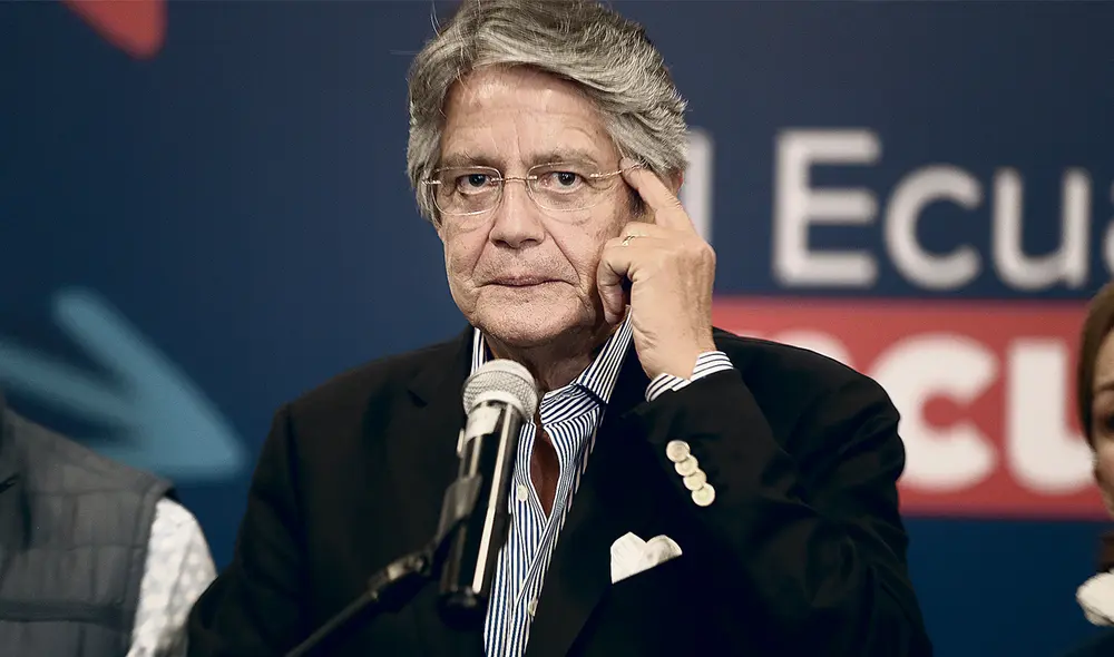 Contra las cuerdas. Lasso, acosado por los papeles de Pandora y por la Asamblea Nacional. Foto: EFE