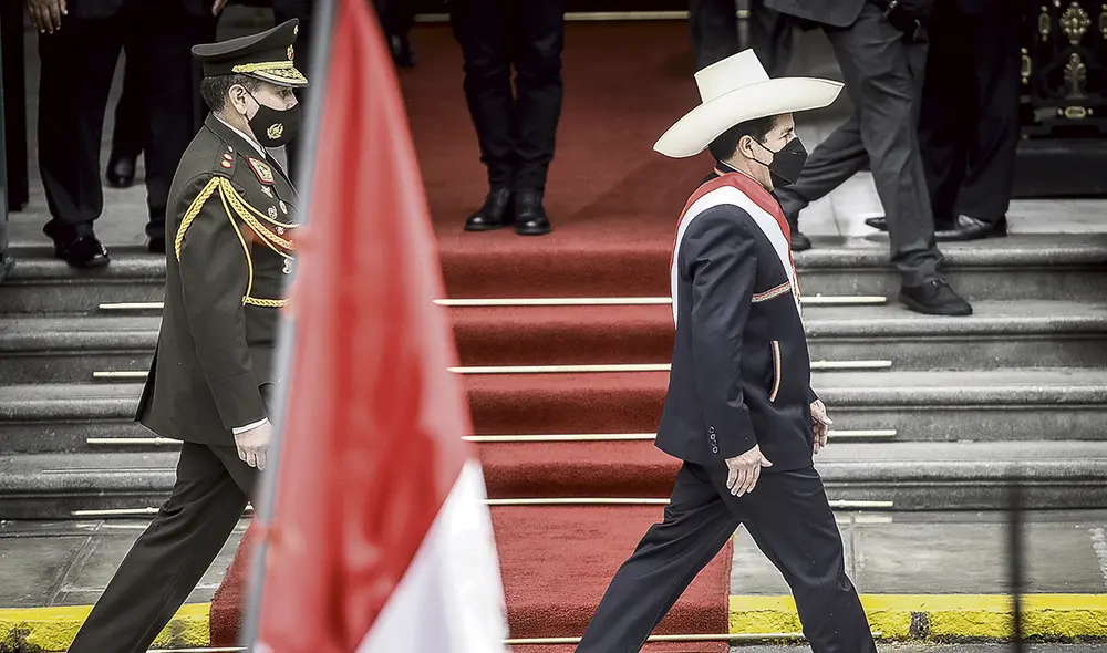 El presidente Pedro Castillo deberá ahora lidiar con la posición que ha asumido parte de la bancada de Perú Libre. El distanciamiento con el sector "cerronista" resulta evidente. Foto: difusión